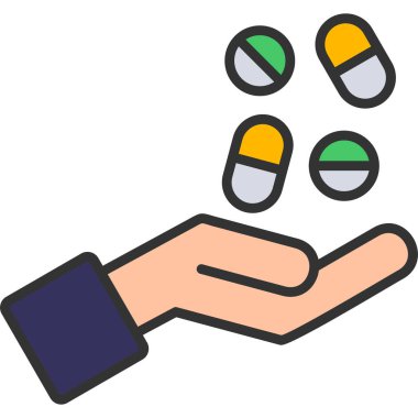 haplar el vektör simgesi