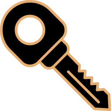 anahtar simgesi. vektör illüstrasyonu