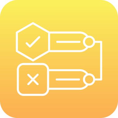 vektör onay işareti simgesi