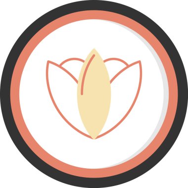 Nilüfer çiçeğinin vektör çizimi