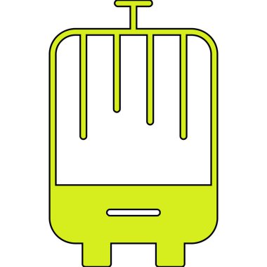 Çizgi film simgesinin vektör çizimi