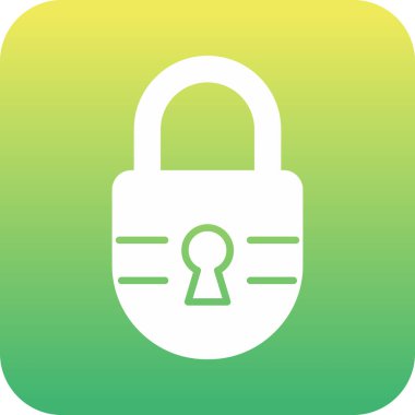 ikon vektör illüstrasyonunu kilitle