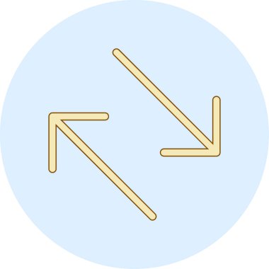 ok simgesi vektör illüstrasyonu