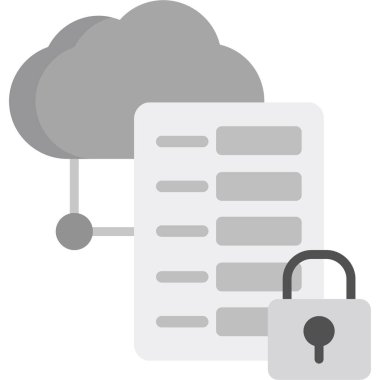 bulut hesaplama simgesi, vektör illüstrasyonu