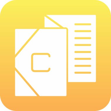 belge dosya simgesi, vektör illüstrasyonu