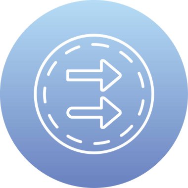 Ok simgesi. vektör illüstrasyonu