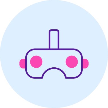 Oyun kolu. Web simgesi basit illüstrasyon