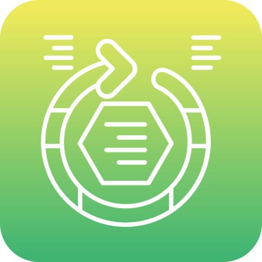 Modern simgenin vektör illüstrasyonu