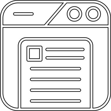 Web simgesi tasarımı illüstrasyonu