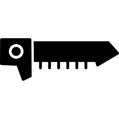 Görülen vektör düz simgesi