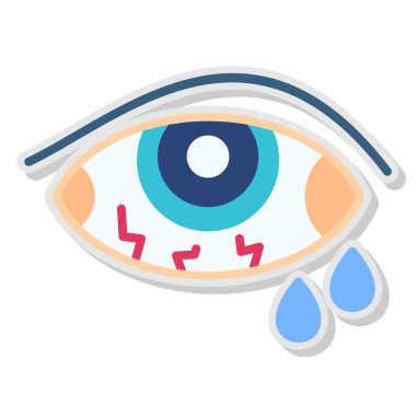 Bir damla yağmurla göz.