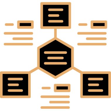 ağ simgesi, vektör illüstrasyonu