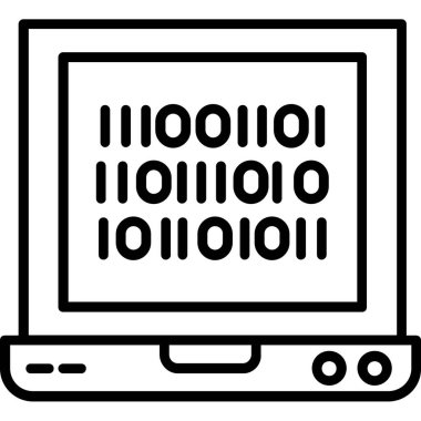 Bilgisayar ekranı. Web simgesi