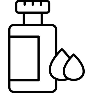 şişe simgesi vektör illüstrasyonu