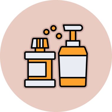 Kozmetik krem vektör simgesi