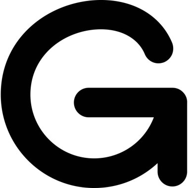 alfabe harfleri monogram dizayn şablonu