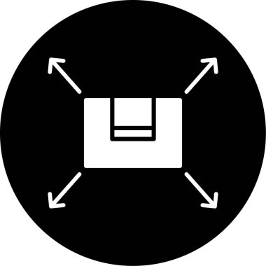 Modern bir simgenin vektör illüstrasyonu