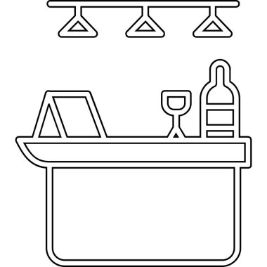 restoran ve mutfak çizgi filmi