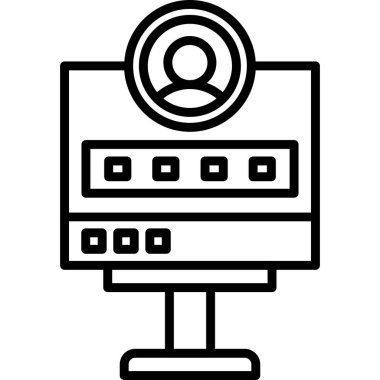 İnternet web simgesi, basit tasarım