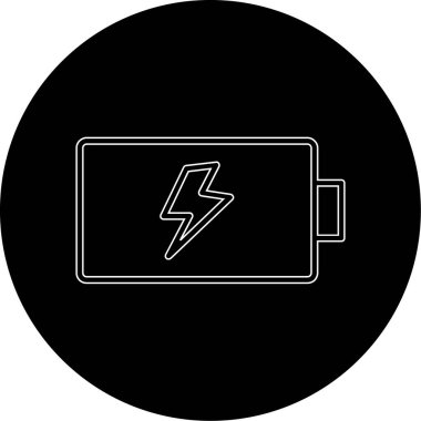 pil vektör çizgisi simgesi