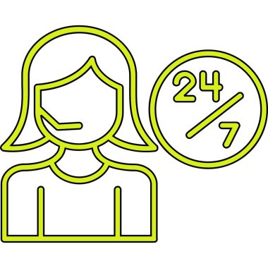 Büyük boy simgesi olan kadın, taslak biçimi