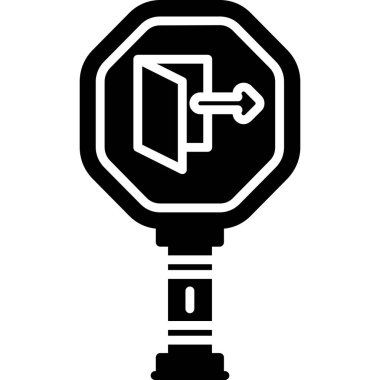 Meşale. Web simgesi basit tasarım