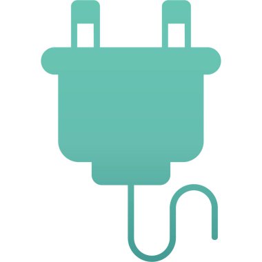 tıpa vektör renk çizgisi simgesi