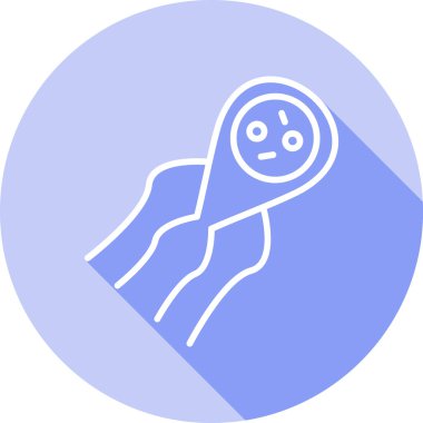 Mutluyum. Web simgesi basit illüstrasyon