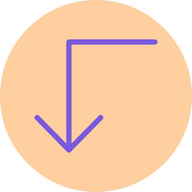 ok simgesi vektör illüstrasyonu