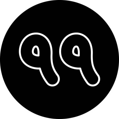 Modern b 'nin vektör illüstrasyonu eksik simgesi