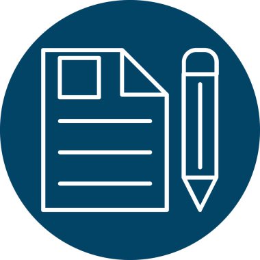 Eğitimin vektör illüstrasyonu modern simge