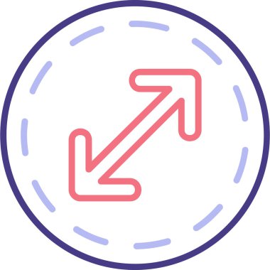 Oklar. Web simgesi basit illüstrasyon