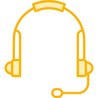 Kulaklık. Web simgesi basit tasarım