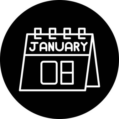 Kolayca düzenleyebilen veya düzenleyebilen Takvim Vektörü simgesi