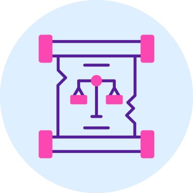 Modern simgenin vektör illüstrasyonu