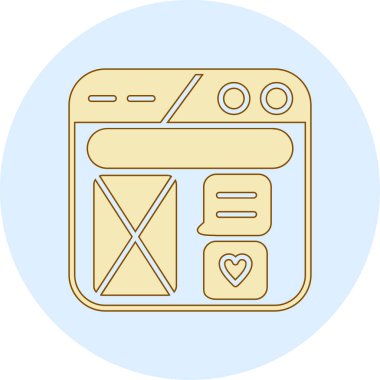 Gıda simgesinin vektör illüstrasyonu