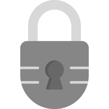 Beyaz arkaplanda izole edilmiş modada kilit simgesi. Web sitesi tasarımın için kilit sembolü, logo. Vektör illüstrasyonu 10,