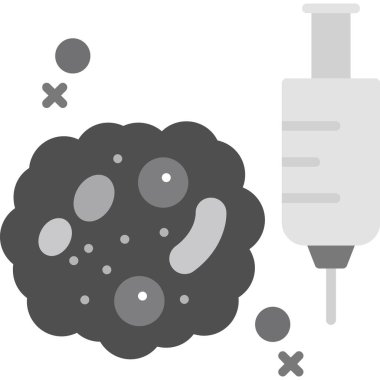 Virüs ikonu vektör illüstrasyonu