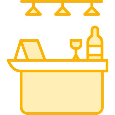 Alkol barı. Basit tasarım