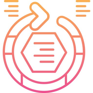 Arı kovanı bal simgesi dış hat biçiminde