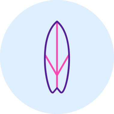 Mor simgenin vektör illüstrasyonu