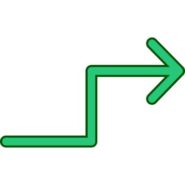 Ok. Web simgesi basit illüstrasyon