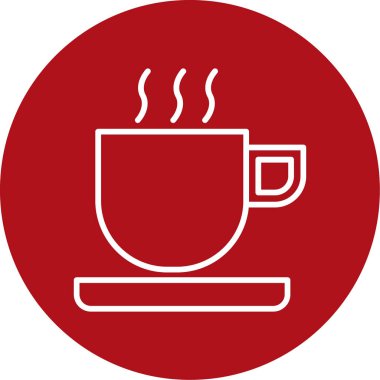 Kahve fincanı ve sıcak içecek vektör tasarımı