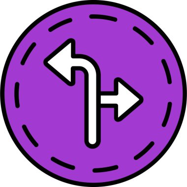 Ok. Web simgesi basit illüstrasyon