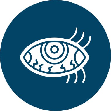 Göz simgesi vektör illüstrasyonu