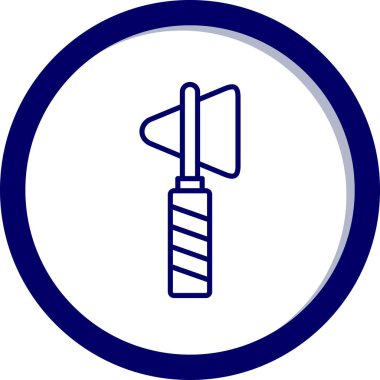 Balta. Web simgesi basit illüstrasyon