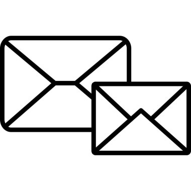 E- postanın vektör illüstrasyonu