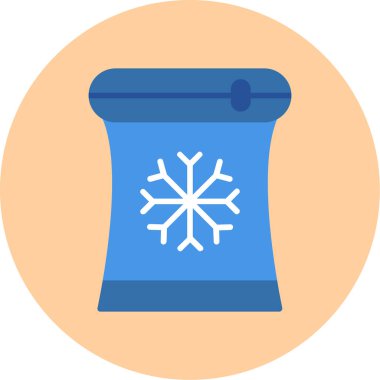 bir kar tanesinin vektör simgesi