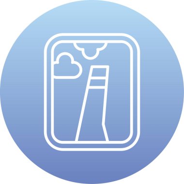 Modern simgenin vektör illüstrasyonu