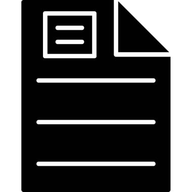 Harf web simgesi basit vektör illüstrasyonu